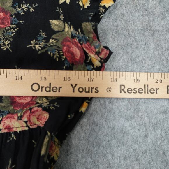 Ralph Lauren Dress Womens Small Mini Tiered Ruffle Floral A-Line Cottagecore - Picture 6 of 8